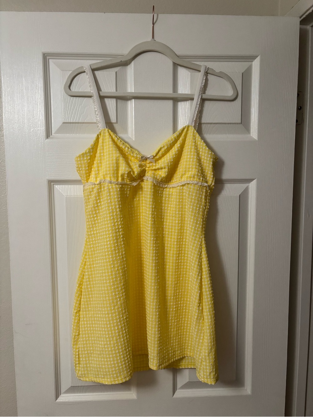 Dippin' Daisy's Yellow Tie-Front Mini Sundress